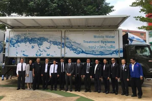 มจพ. รับมอบรถบำบัดน้ำเสียเคลื่อนที่สุดยอดนวัตกรรมคันแรกของประเทศไทย