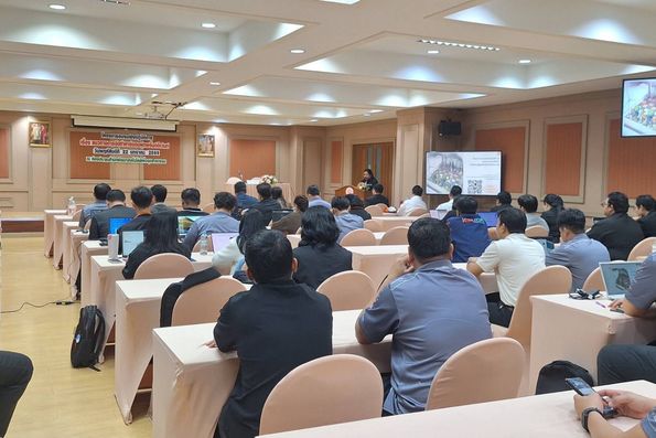 กองอาคารสถานที่และยานหาหนะ สำนักงานอธิการบดี จัดโครงการอบรมเชิงปฏิบัติการ  เรื่อง “แนวทางการจัดทำคาร์บอนฟุพริ้นต์อีเว้นท์”